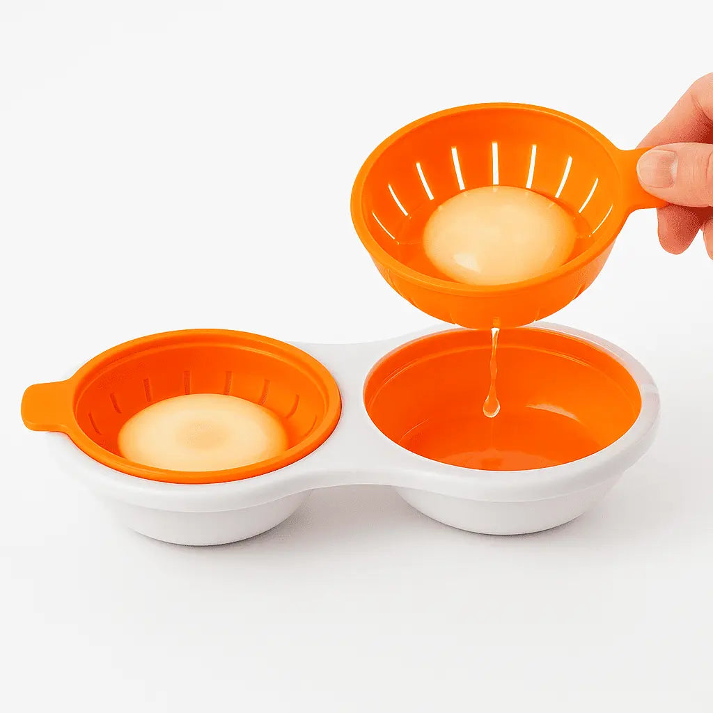 Culinara™ - Microwave Egg Poacher for Quick, Perfect Eggs (50% Off)