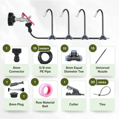 Wellgrow™ - 360° Curved Garden Automatic Irrigation System (55% Off)