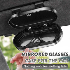 Versuto™ – Mirrored Glasses Holder for Stylish In-Car Convenience (50% Off)