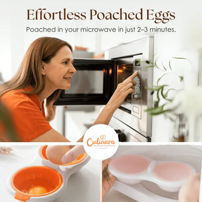 Culinara™ - Microwave Egg Poacher for Quick, Perfect Eggs (50% Off)