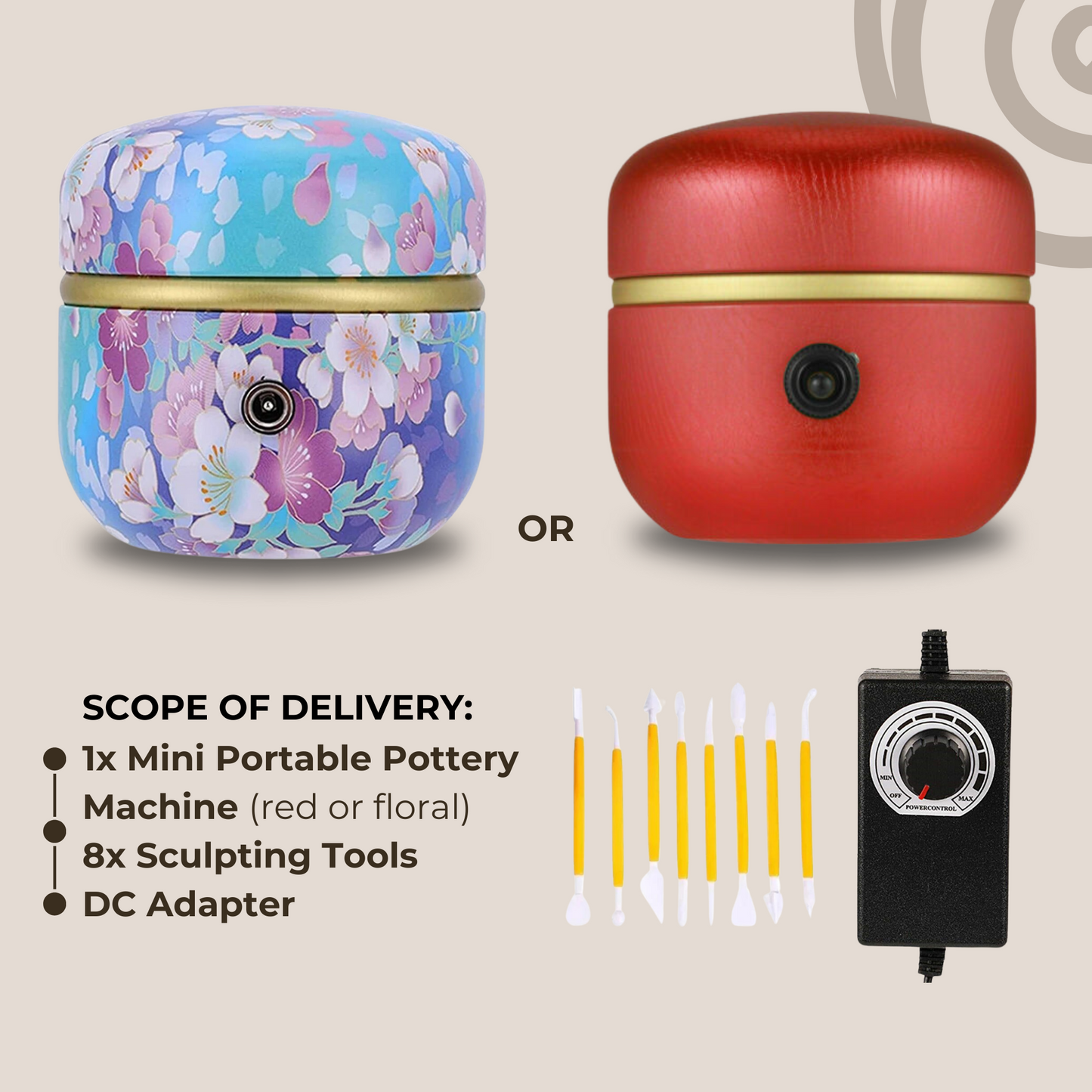 Potterly™ - Mini Pottery Wheel for Easy Home Crafting (50% Off)