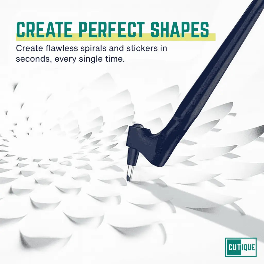 Cutique™ - DIY Precision Cutter for Perfect Spirals & Shapes 3 Heads (50% Off)