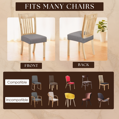 Coverelle™ – Stretch Chair Covers for Daily Protection (Set of 4)