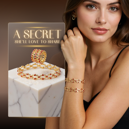 Reveria™ – Foldable Zirconia Ring to Bracelet Accessory (50% Off)