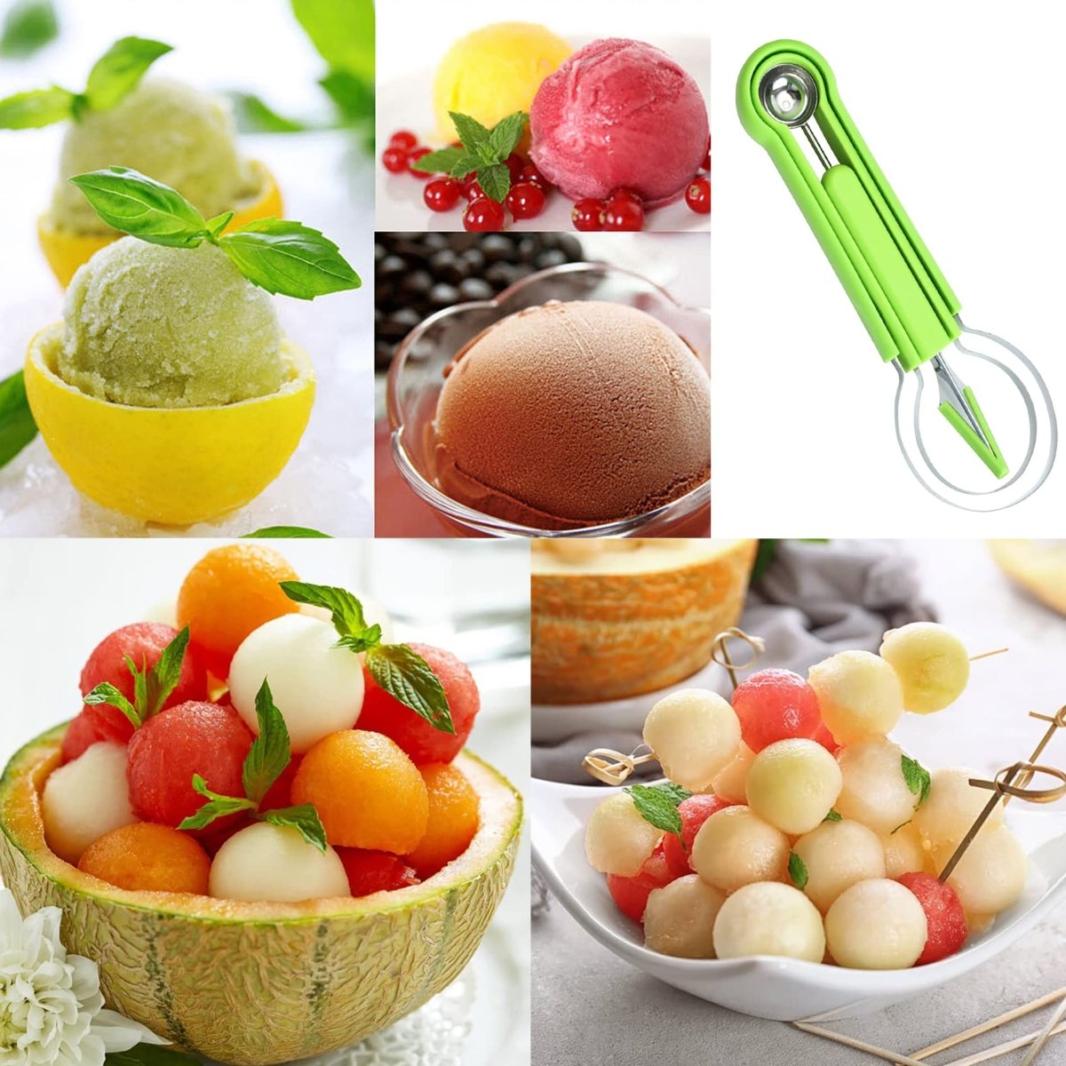 Culinara™ - 4 - in - 1 Fruit Knife for Impressive & Delicious Creations (50% Off) - Evesbury