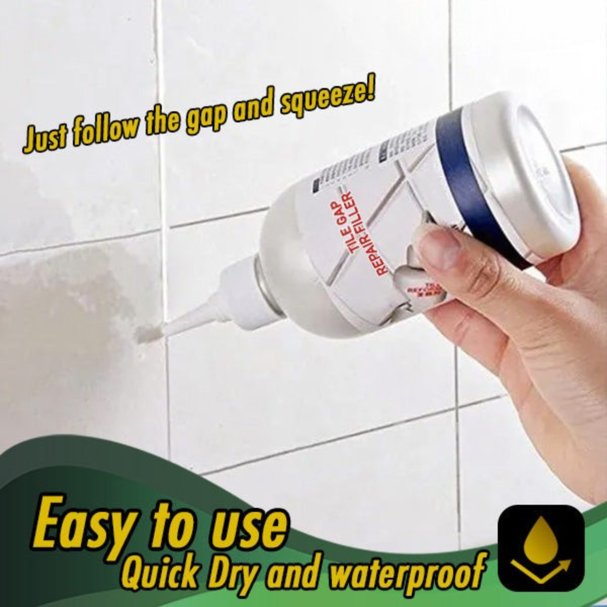 Sealix™ – Waterproof Tile Gap Repair Filler (50% Off)