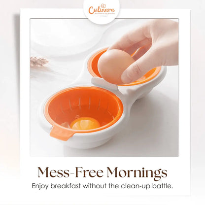 Culinara™ - Microwave Egg Poacher for Quick, Perfect Eggs (50% Off)