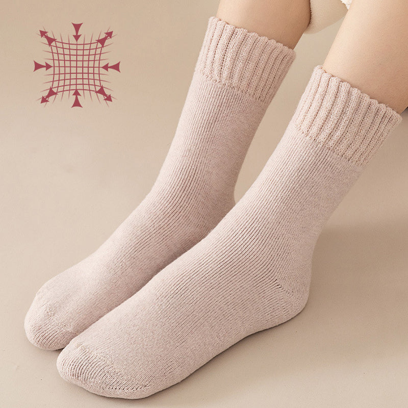 Feeluxe™ – Fleece Roll-Up Socks for Deep Warmth (1+2 Free)