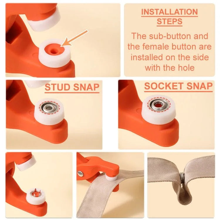 Fixora™ - DIY Snap Button Installation Kit (50% Off)