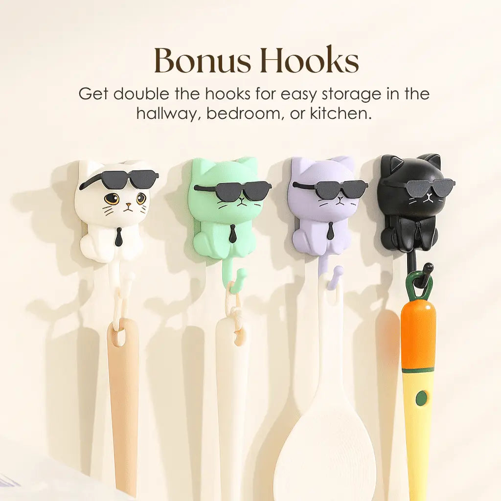 Purrfecto™ - Playful Cat Sunglasses Key Hooks (2+2 Free)