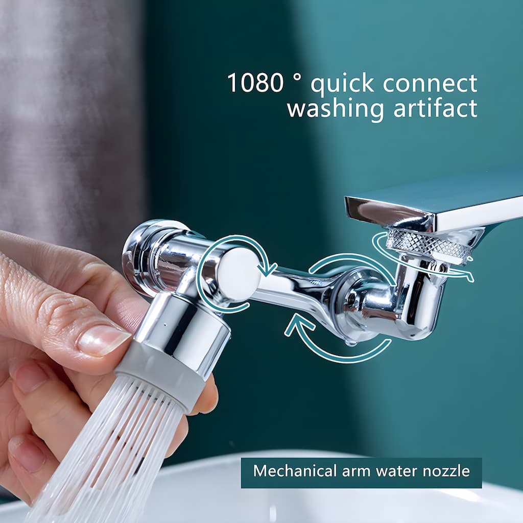 Barea™ - Universal 1080° Rotating Robot Faucet (50% Off) - Evesbury