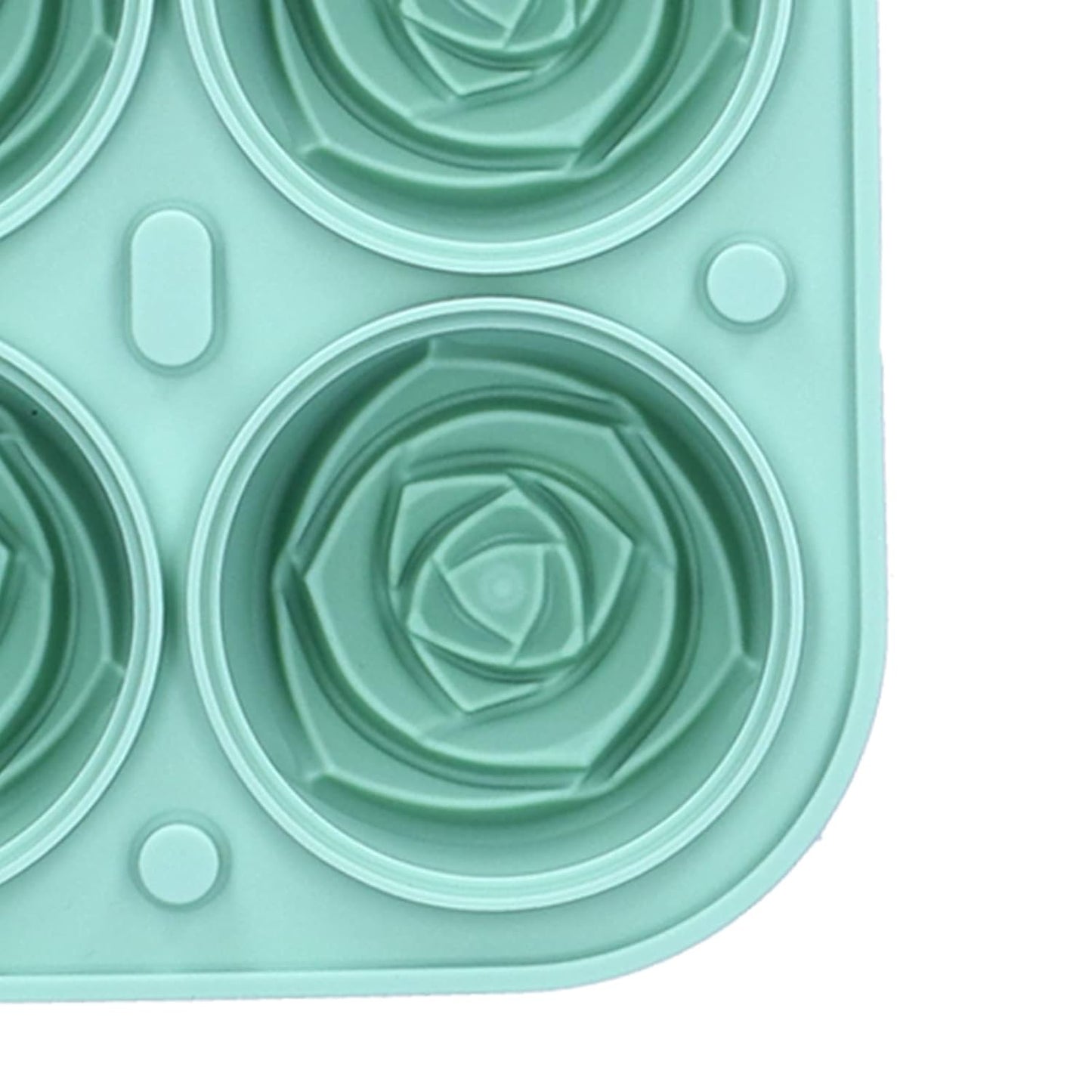 Florenza™ - 3D Rose Shape Ice Cube Molds for Pinterest - Worthy Drinks (2+1 Free) - Evesbury