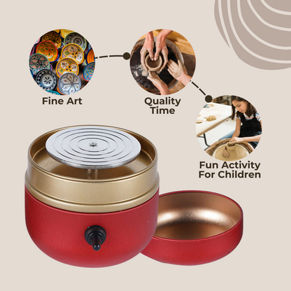 Potterly™ - Mini Pottery Wheel for Easy Home Crafting (50% Off)