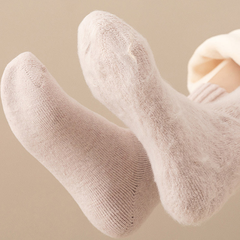 Feeluxe™ – Fleece Roll-Up Socks for Deep Warmth (1+2 Free)