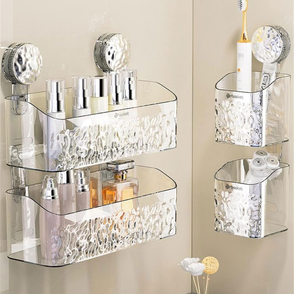 Barea™ - Lightweight Suction Shelf with Glacier Design (50% Off) - Evesbury