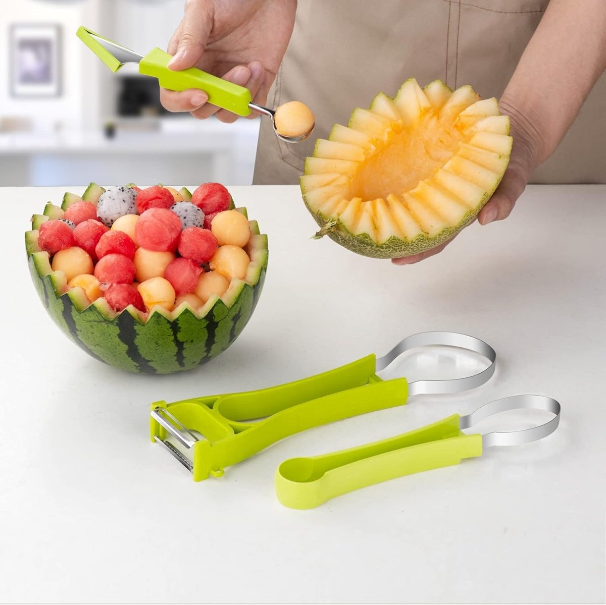 Culinara™ - 4 - in - 1 Fruit Knife for Impressive & Delicious Creations (50% Off) - Evesbury
