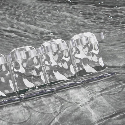 Barea™ - Clear Wall Rack for Clutter - Free Spaces (5+5 Free) - Evesbury