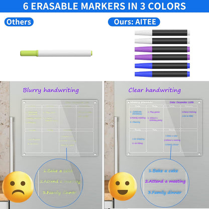 Planiva™ – Clear Acrylic Fridge Planner (50% Off)
