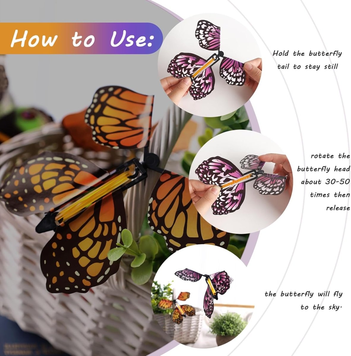 Florenza™ - Magical Flying Butterflies for Unforgettable Gifts - Evesbury