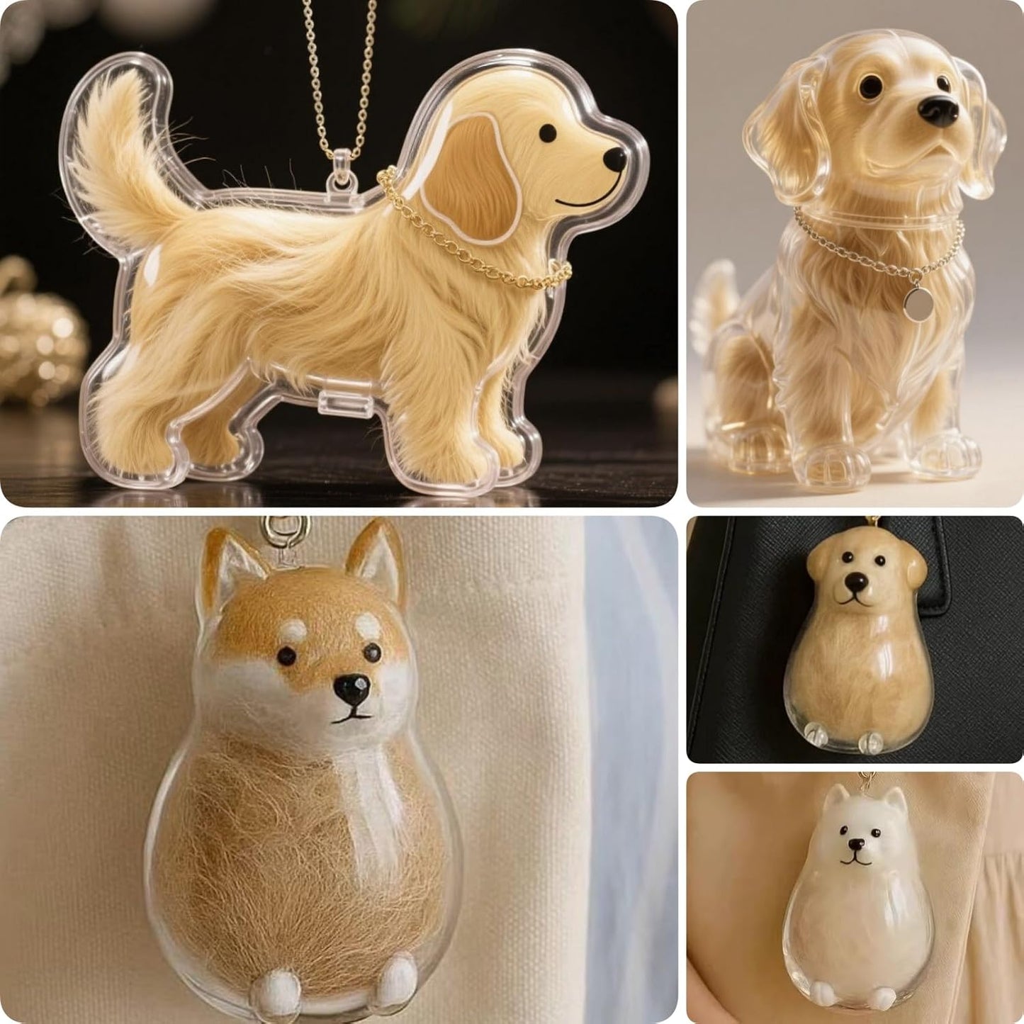 Fuzzkey™ – 2Pcs Pet Hair Storage Keychain  (50% Off)