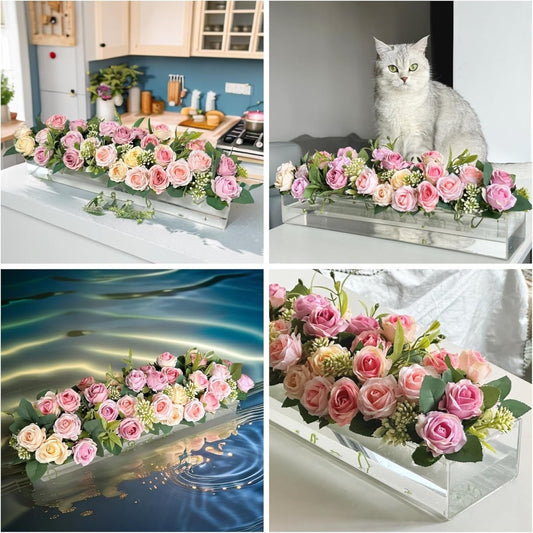 Florenza™ - Floating Bouquet Vase for Stunning Floral Displays (40% Off) - Evesbury