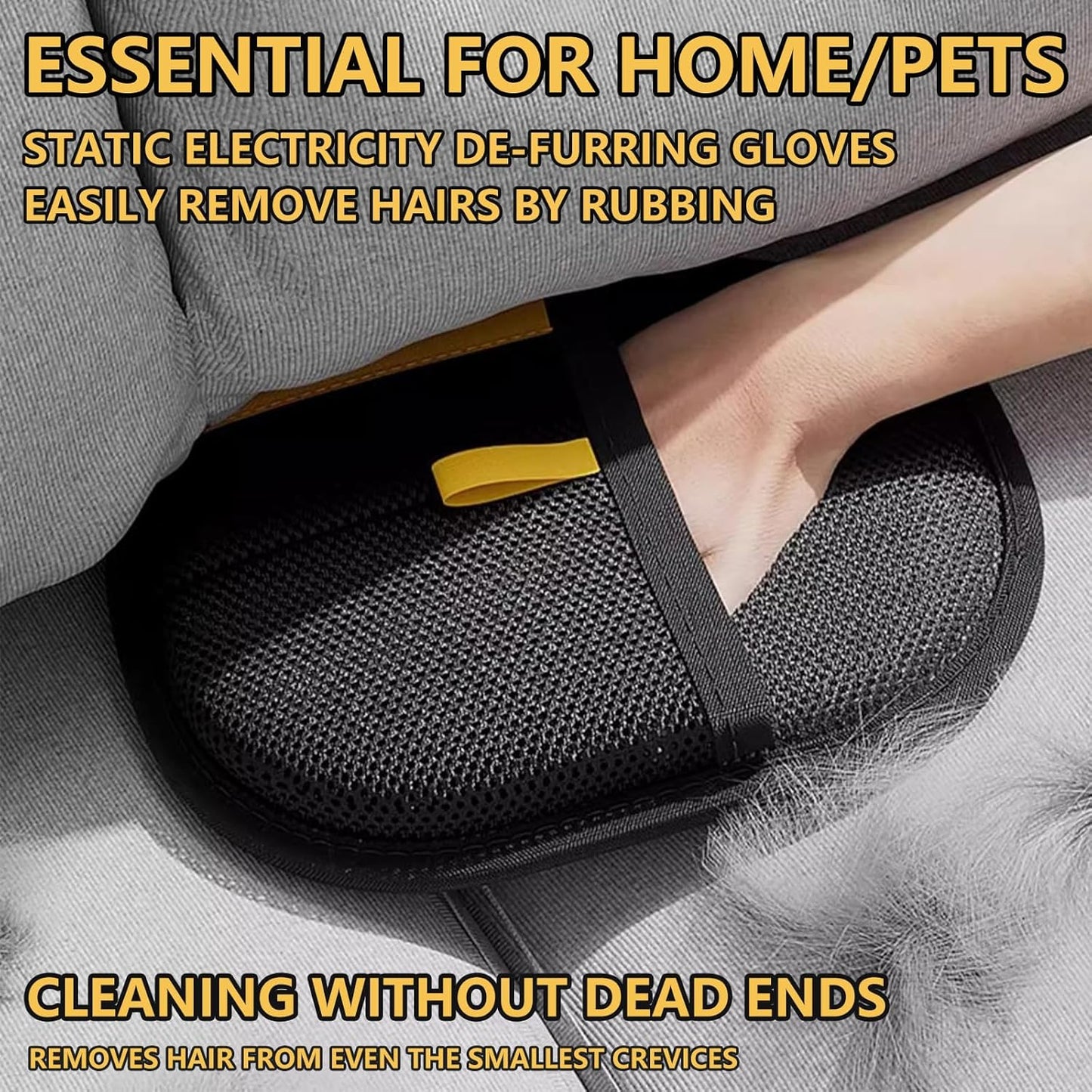 Glissfur™ – Electrostatic Glove for Pet Hair Removal (50% Off)