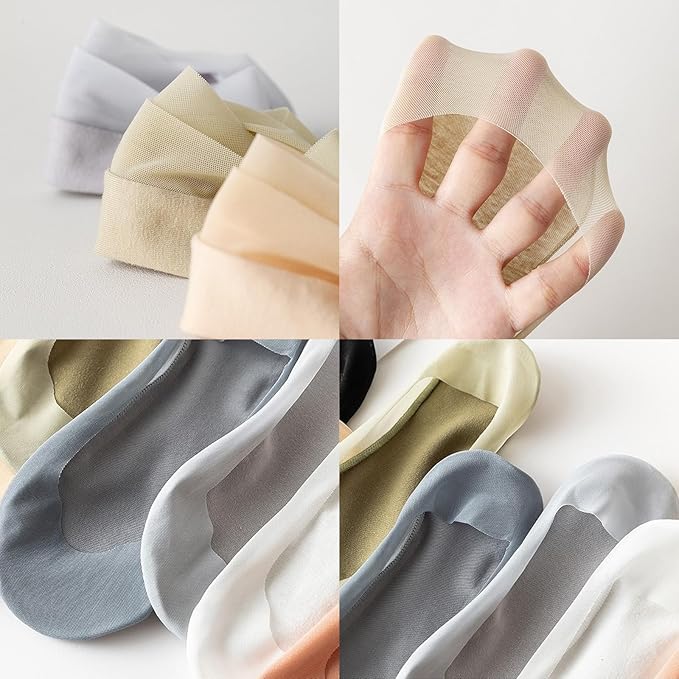 Feeluxe™ - Breathable Ice Silk Socks (2+2 Free) - Evesbury