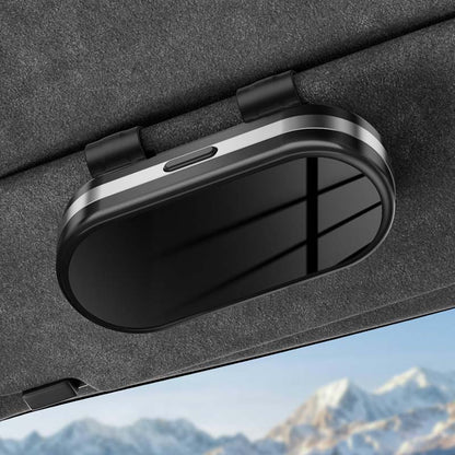 Versuto™ – Mirrored Glasses Holder for Stylish In-Car Convenience (50% Off)