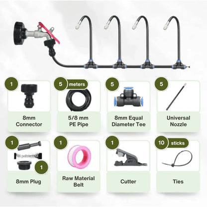 Wellgrow™ - 360° Curved Garden Automatic Irrigation System (55% Off)