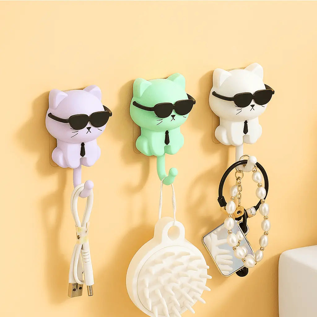 Purrfecto™ - Playful Cat Sunglasses Key Hooks (2+2 Free)
