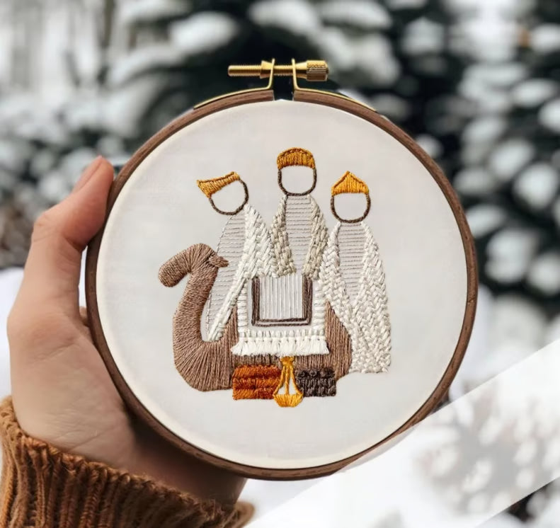 StitchBless™ – Nativity Embroidery Kit Full Set