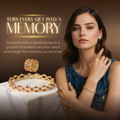 Reveria™ – Foldable Zirconia Ring to Bracelet Accessory (50% Off)