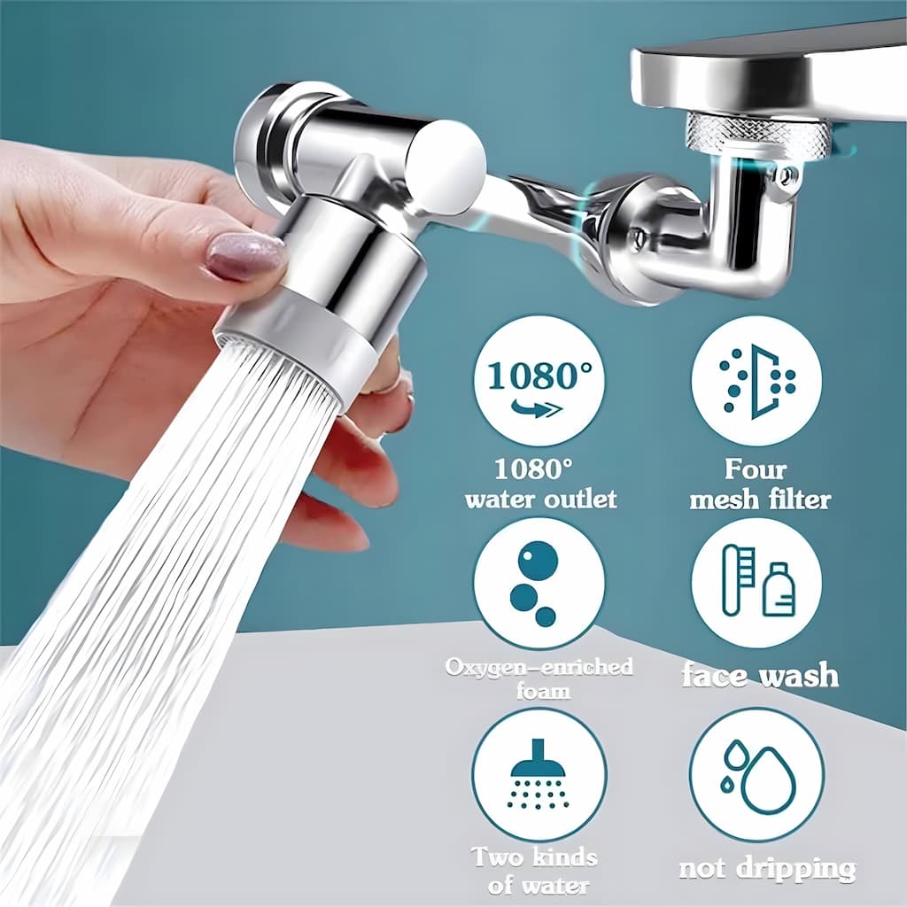 Barea™ - Universal 1080° Rotating Robot Faucet (50% Off) - Evesbury