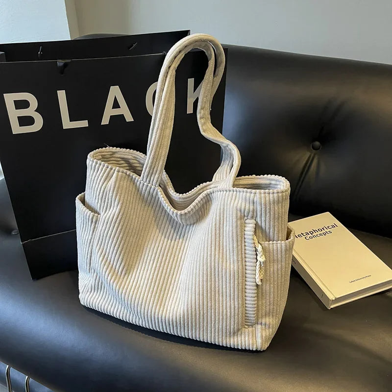 Cordelley™ –  Cozy Corduroy Tote Bag (50% Off)