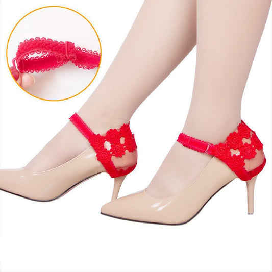 Feeluxe™ - Elegant Lace Heel Straps With Secure Fit (1+1 Free) - Evesbury
