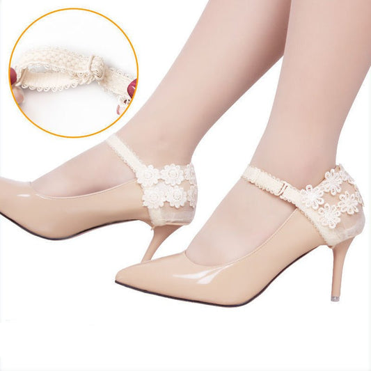 Feeluxe™ - Elegant Lace Heel Straps With Secure Fit (1+1 Free) - Evesbury